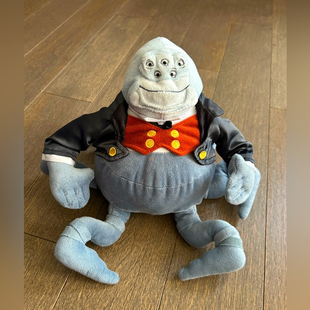 Disney Store Henry J. Waternoose Plush Monsters Inc Pixar 8"Tall Stuffed Toy‎